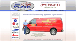 Desktop Screenshot of actionappl.com